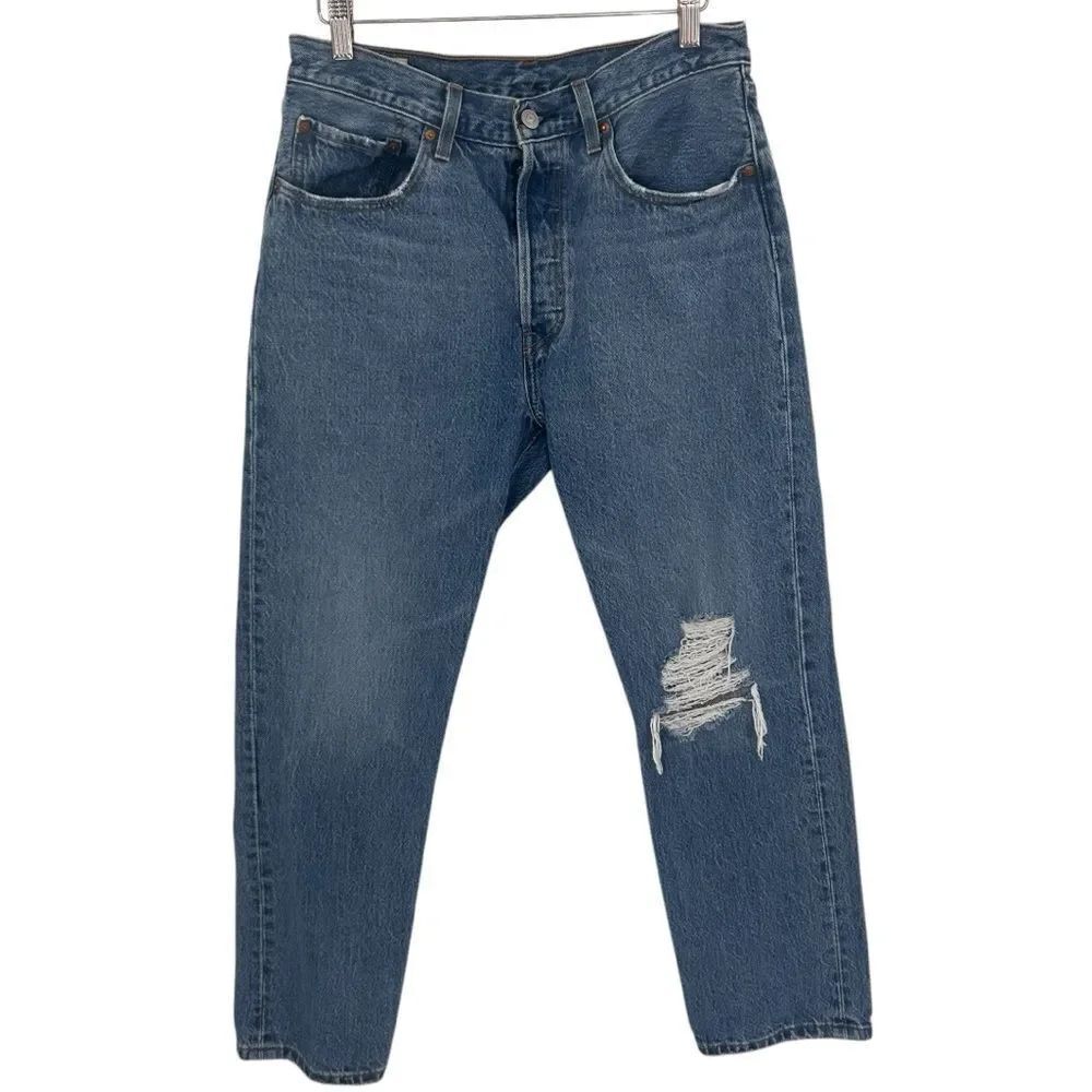 Levi’s premium 501 women’s cropped ankle length jeans size 30